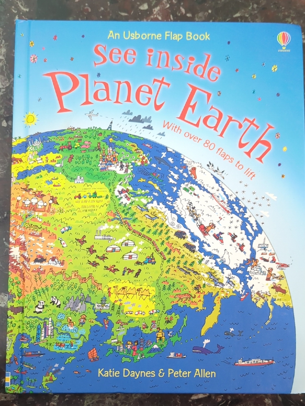 Usborne See Inside Planet Earth - Blue Illustrated Flap Book